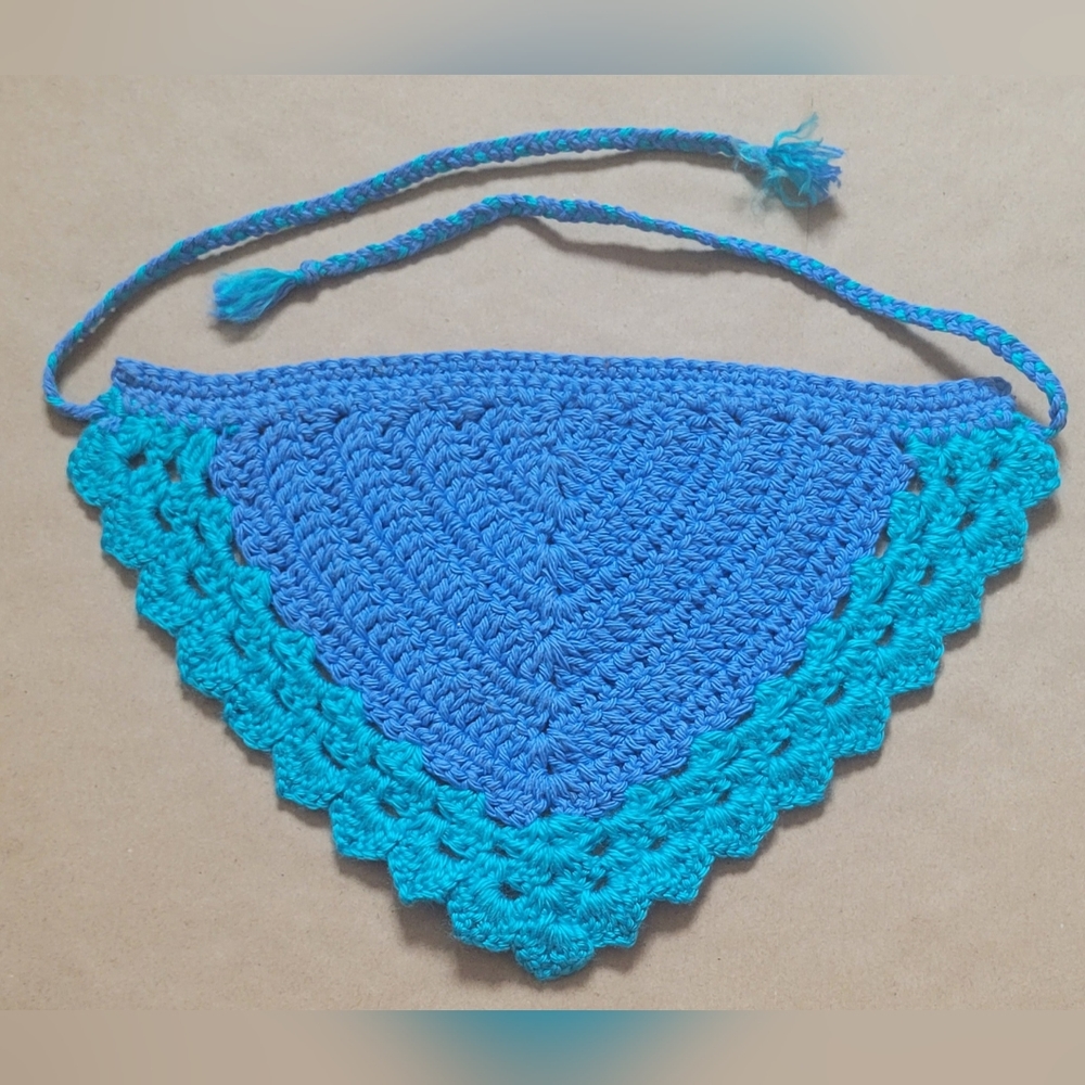 Crochet boho kerchief